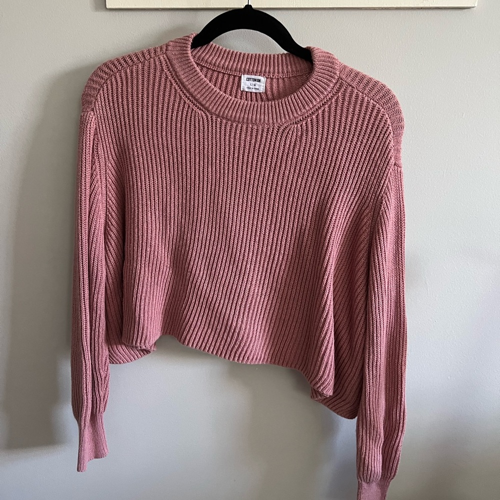 cropped sweater